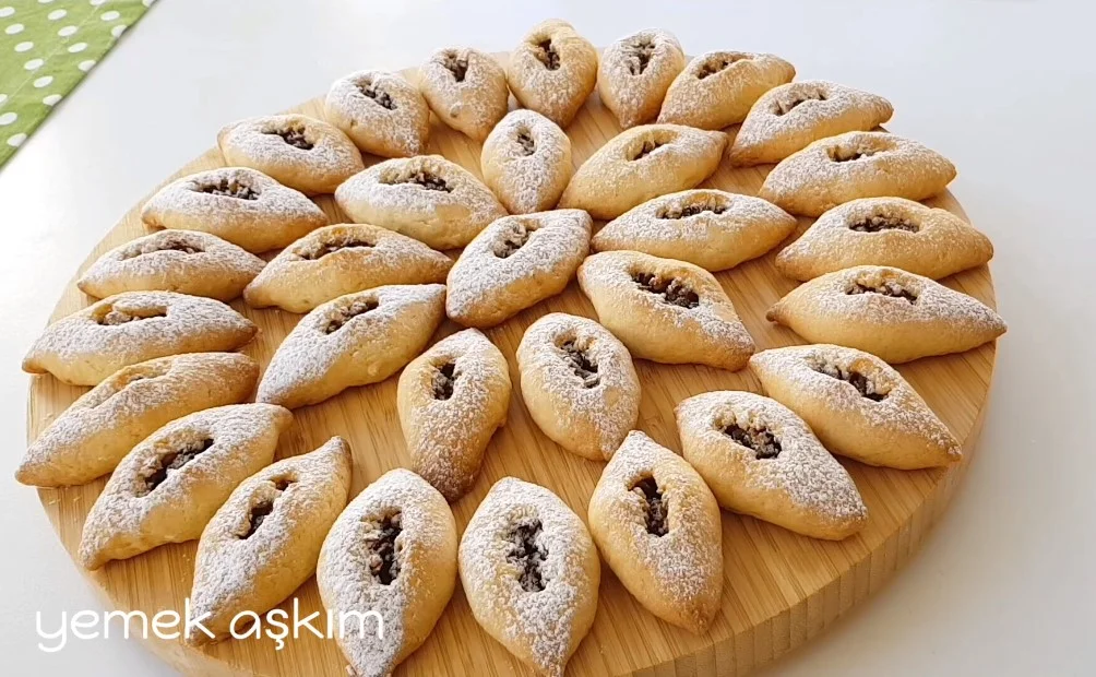 elmalı kurabiye nasıl yapılır?