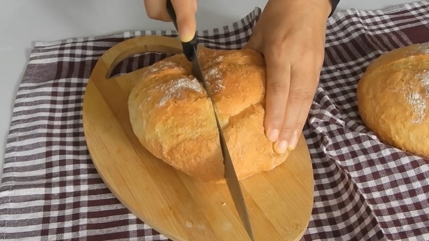 fırın poşetinde ekmek yapımı