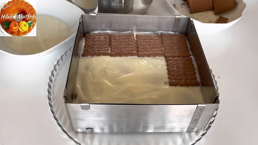 bisküvili kremalı pasta tarifi