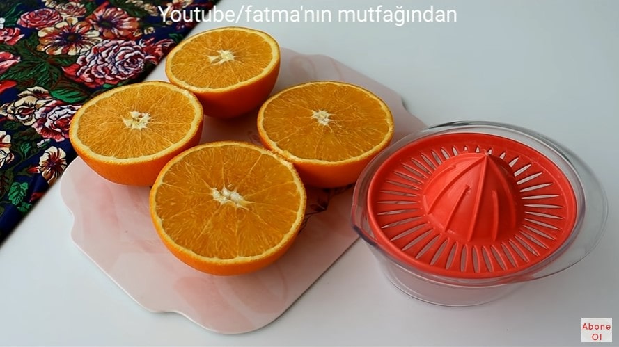 portakal suyu sıkma