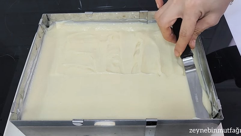 bisküvi pastası yapılışı