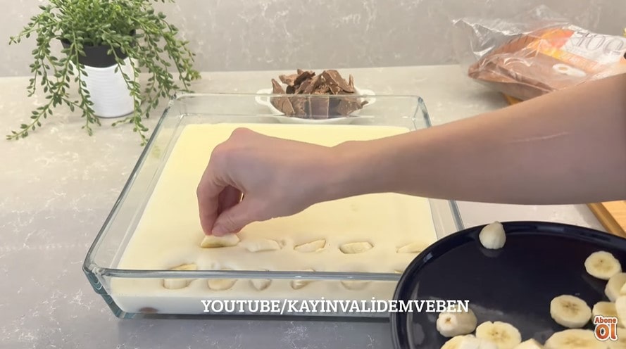 fırınsız muzlu pasta yapımı